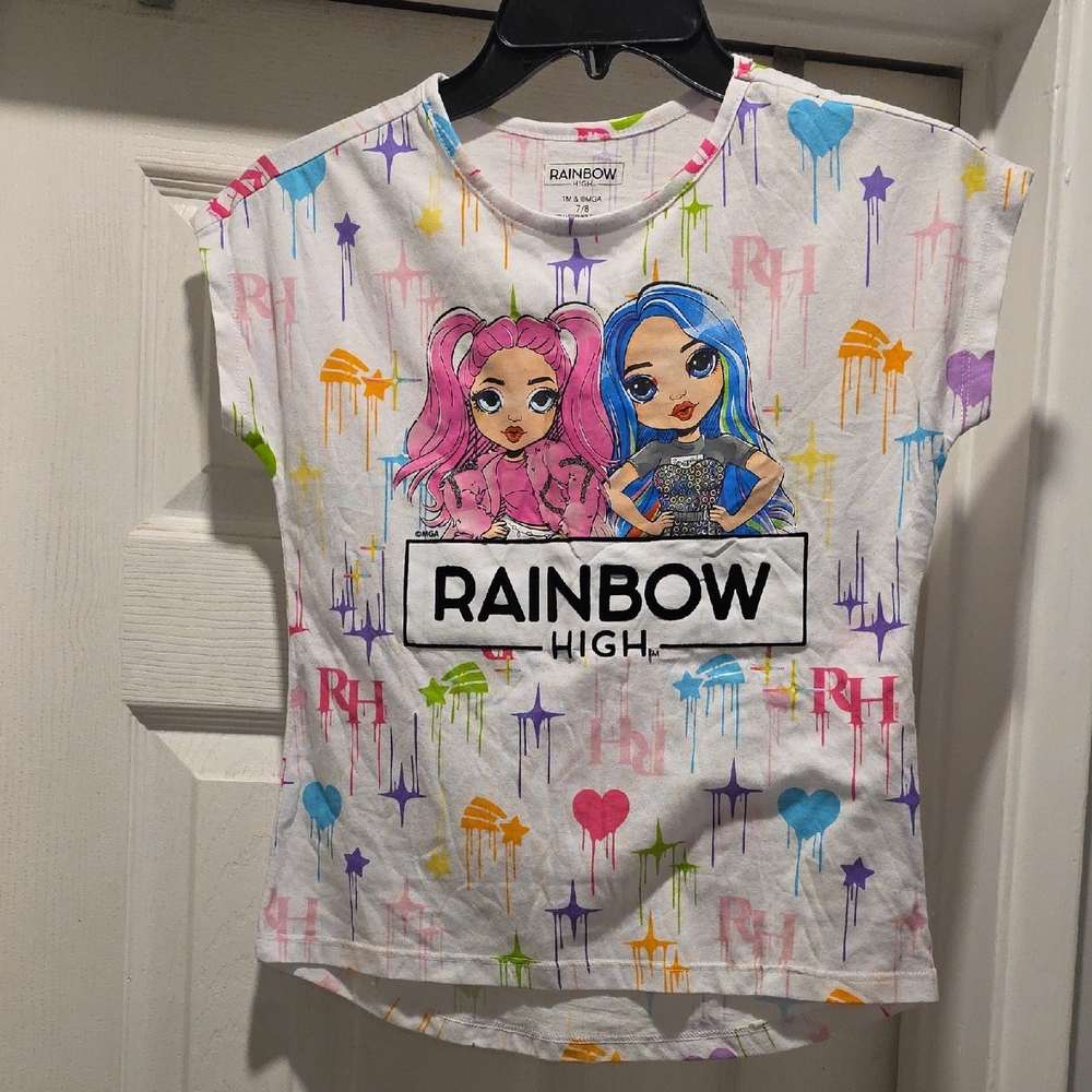 Rainbow High Kids' Colorful Character Tee